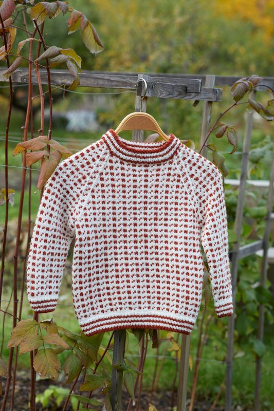 Islender til barn (tofarget) | Strikkepakke