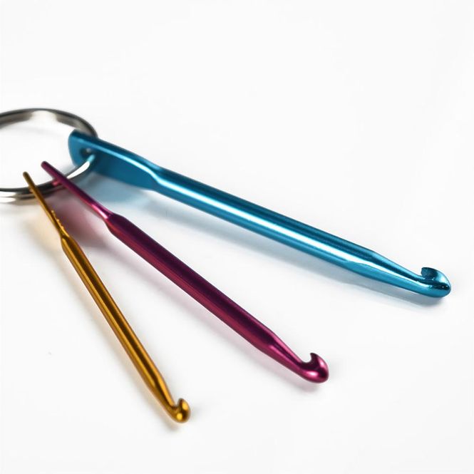 Hovedbilde Nøkkelring med heklenål