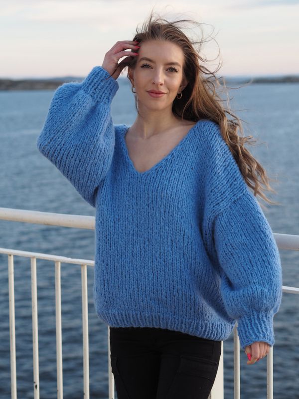 Veda Sweater | Strikkepakke ensfarget