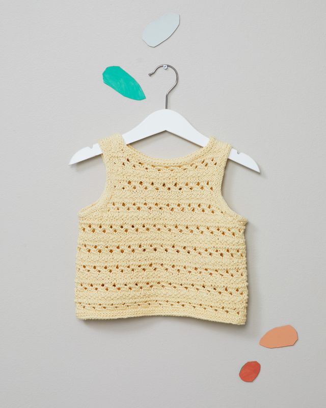 Erle sommersinglet i Petunia | Strikkepakke