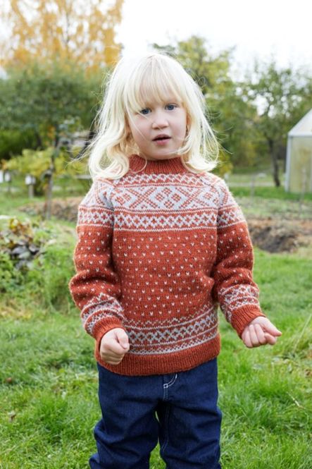 Hovedbilde Setesdalgenser til barn | Strikkepakke