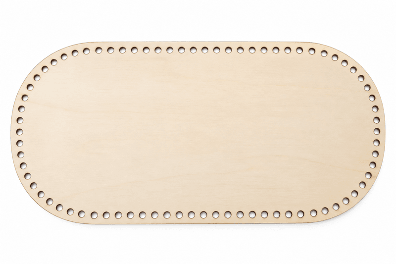 Oval bunn i finer 30X22 cm – til kurver og oppbevaring