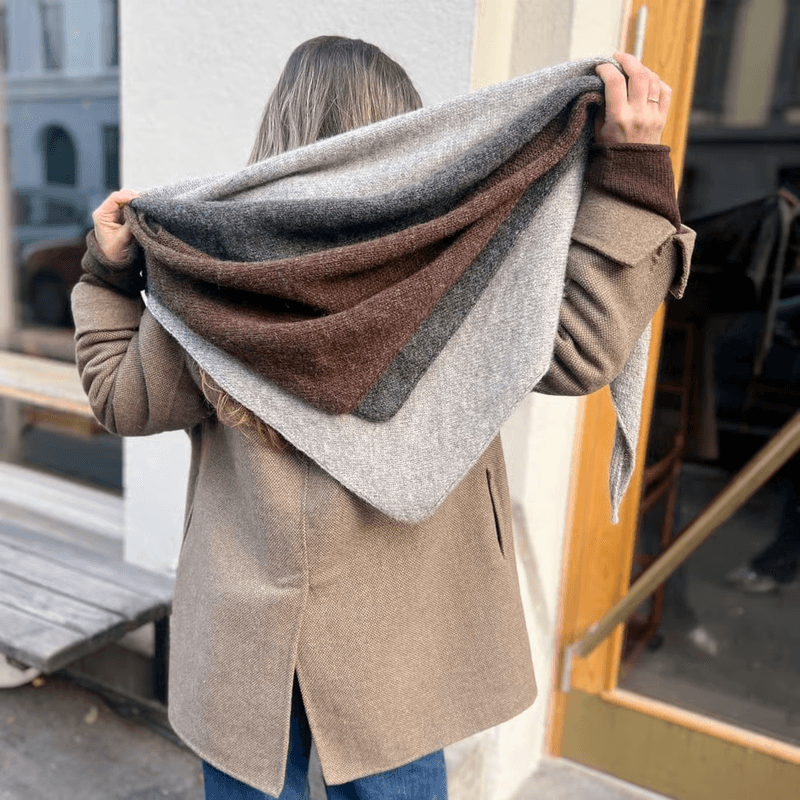 Magdalenasjal i Finull | Strikkepakke