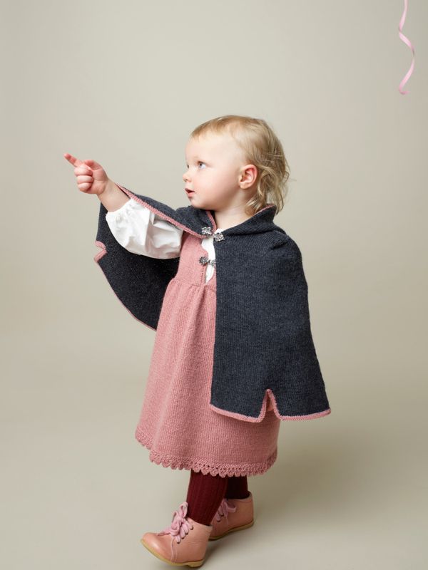 Cape i Rauma Babygarn | Strikkepakke