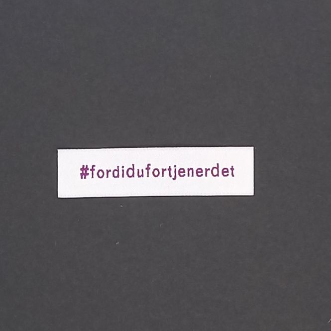 Hovedbilde Symerke #fordidufortjenerdet