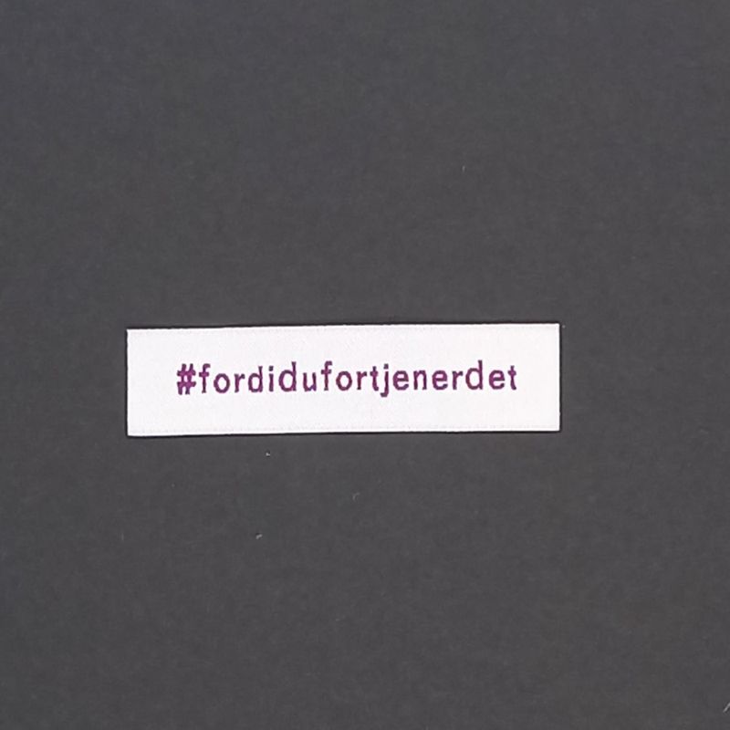 Symerke #fordidufortjenerdet