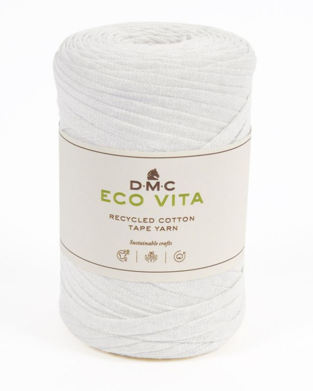Eco Vita Tape Yarn -resirkulert bomull 250 gram