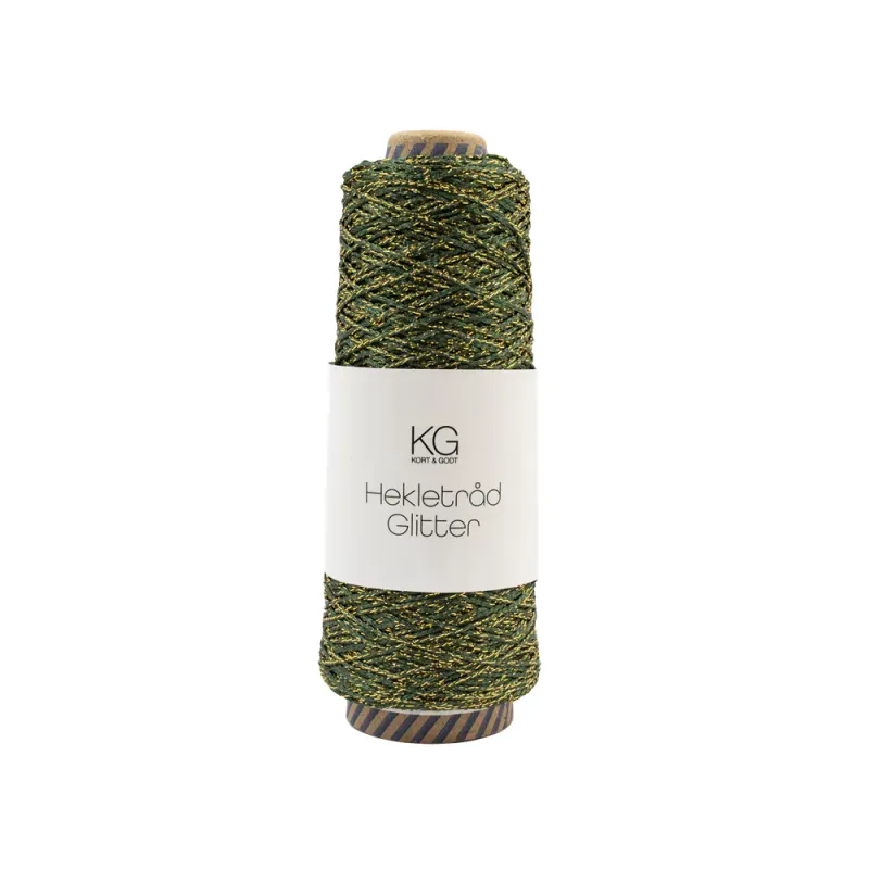 Hekletråd Glitter – Kort & Godt | 100 g