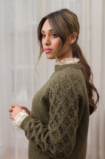 Hovedbilde Bjørk genser | Vidde - Strikkepakke