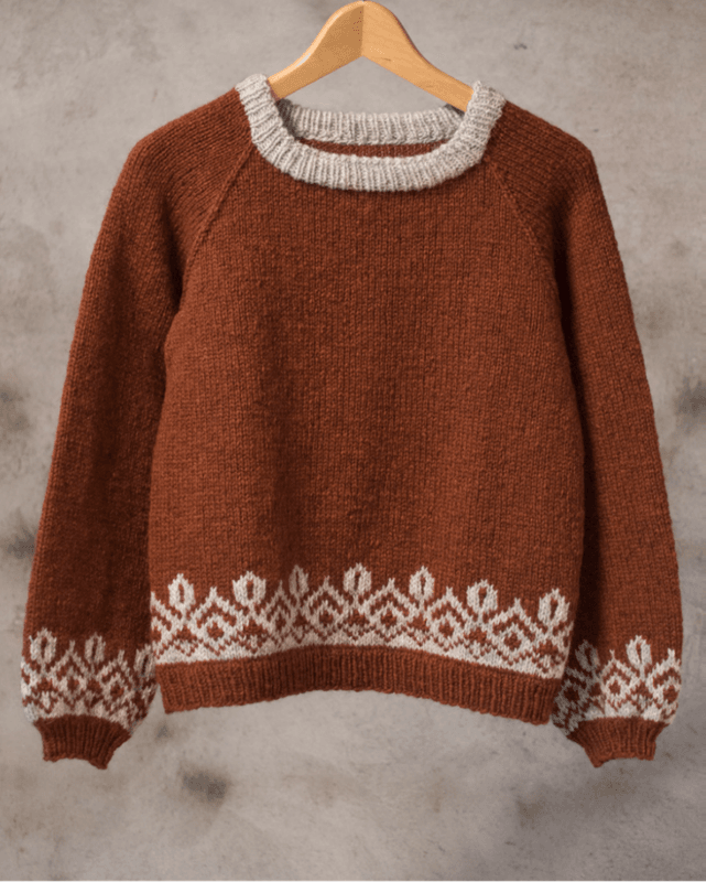 Stølsbu genser i Vidde | Strikkepakke